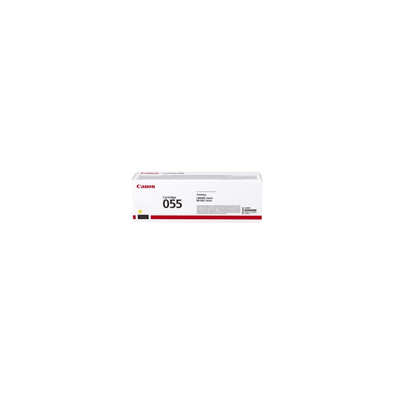 CANON TONER GIALLO 055 Y 3013C002 2100 COPIE ORIGINALE CANON TONER GIALLO 055 Y 3013C002 2100 COPIE ORIGINALE