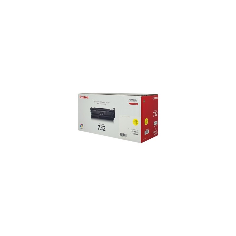 CANON TONER GIALLO 732Y 6260B002 6400 COPIE ORIGINALE CANON TONER GIALLO 732Y 6260B002 6400 COPIE ORIGINALE