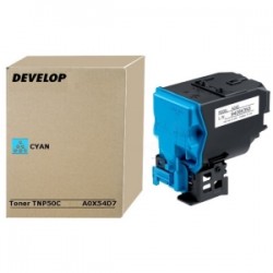 DEVELOP TONER CIANO A0X54D7 TNP-50C 5000 COPIE ORIGINALE