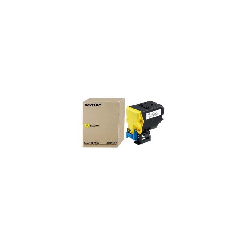 DEVELOP TONER GIALLO A0X52D7 TNP-50Y 5000 COPIE ORIGINALE DEVELOP TONER GIALLO A0X52D7 TNP-50Y 5000 COPIE ORIGINALE