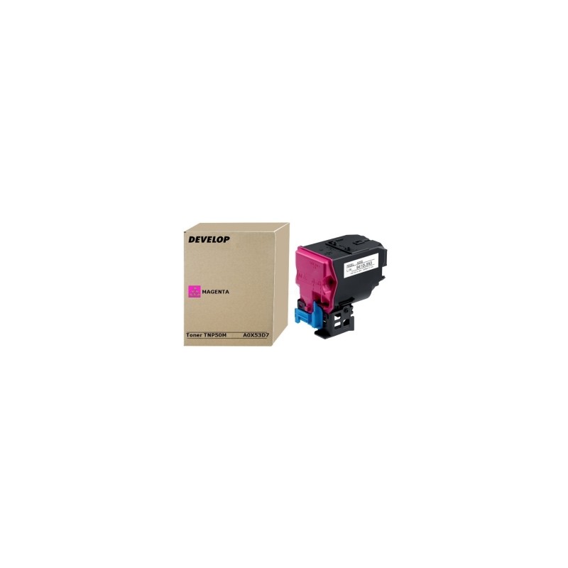 DEVELOP TONER MAGENTA A0X53D7 TNP-50M 5000 COPIE ORIGINALE