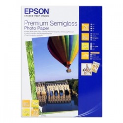 EPSON CARTA BIANCO C13S041332 PREMIUM SEMIGLOSS 20 BLATT CARTA FOTOGRAFICA, 20 FOGLI ORIGINALE