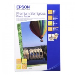 EPSON CARTA BIANCO C13S041765 PREMIUM SEMIGLOSS 50 BLATT CARTA FOTOGRAFICA,  10 X 15 CM, 25 ORIGINALE