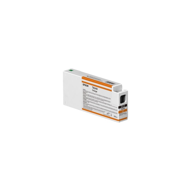 EPSON CARTUCCIA D\'INCHIOSTRO ARANCIONE C13T824A00 T824A 350ML ULTRACHROME HDX ORIGINALE EPSON CARTUCCIA D\'INCHIOSTRO ARANCIONE C13T824A00 T824A 350ML ULTRACHROME HDX ORIGINALE