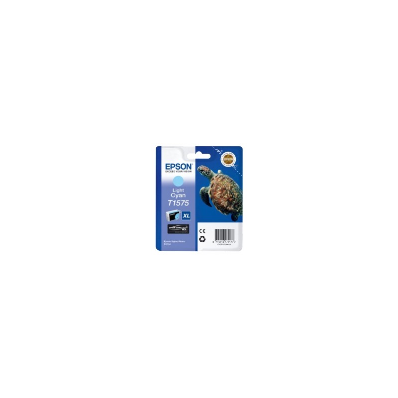 EPSON CARTUCCIA D\'INCHIOSTRO CIANO (CHIARO) C13T15754010 T1575 25,9ML ORIGINALE EPSON CARTUCCIA D\'INCHIOSTRO CIANO (CHIARO) C13T15754010 T1575 25,9ML ORIGINALE