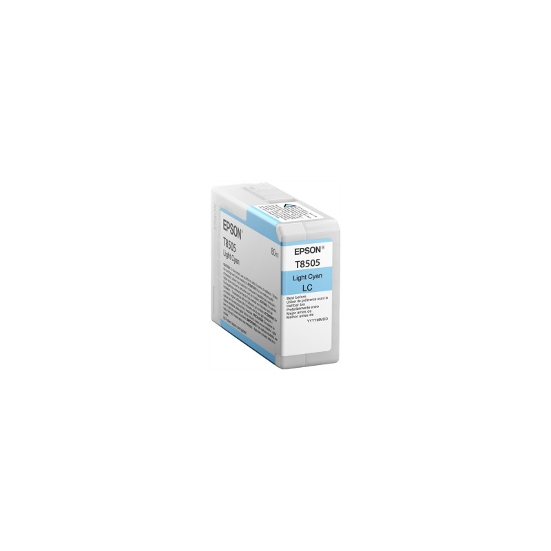 EPSON CARTUCCIA D\'INCHIOSTRO CIANO (CHIARO) C13T850500 T8505 80ML ORIGINALE EPSON CARTUCCIA D\'INCHIOSTRO CIANO (CHIARO) C13T850500 T8505 80ML ORIGINALE
