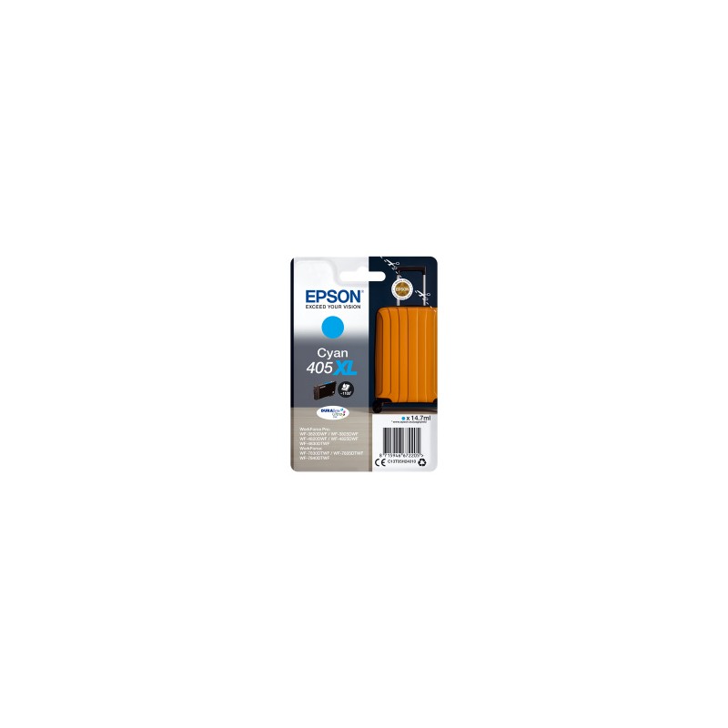 EPSON CARTUCCIA D\'INCHIOSTRO CIANO C13T05H24010 405 XL 1100 COPIE 14,7ML ORIGINALE EPSON CARTUCCIA D\'INCHIOSTRO CIANO C13T05H24010 405 XL 1100 COPIE 14,7ML ORIGINALE
