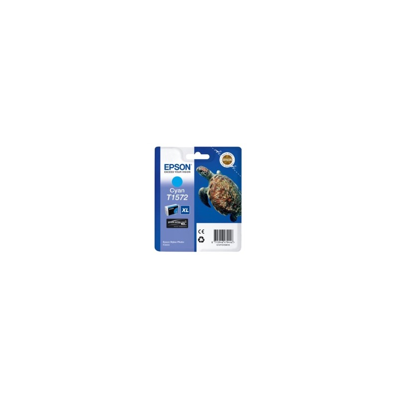 EPSON CARTUCCIA D\'INCHIOSTRO CIANO C13T15724010 T1572 25,9ML ORIGINALE EPSON CARTUCCIA D\'INCHIOSTRO CIANO C13T15724010 T1572 25,9ML ORIGINALE