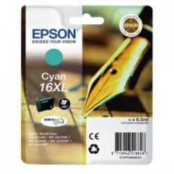 EPSON CARTUCCIA D\'INCHIOSTRO CIANO C13T16324012 T1632 450 COPIE 6,5ML CARTUCCIE DÂ´INCHIOS ORIGINALE