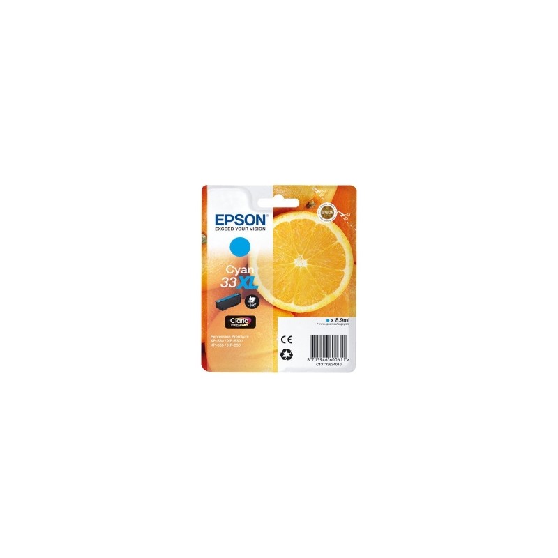 EPSON CARTUCCIA D\'INCHIOSTRO CIANO C13T33624012 T3362 650 COPIE XL ORIGINALE EPSON CARTUCCIA D\'INCHIOSTRO CIANO C13T33624012 T3362 650 COPIE XL ORIGINALE