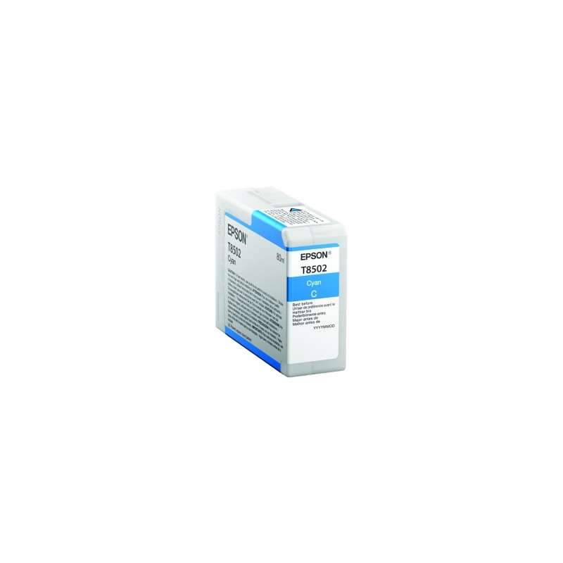 EPSON CARTUCCIA D\'INCHIOSTRO CIANO C13T850200 T8502 80ML ORIGINALE EPSON CARTUCCIA D\'INCHIOSTRO CIANO C13T850200 T8502 80ML ORIGINALE