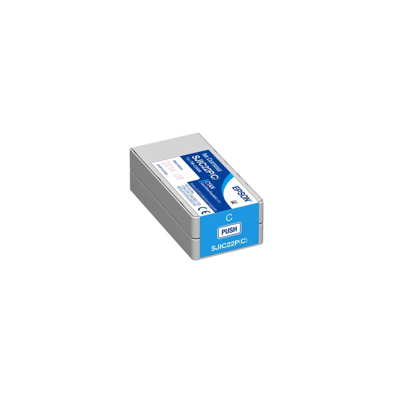 EPSON CARTUCCIA D\'INCHIOSTRO CIANO C33S020602 SJIC22P-C 32,5ML ORIGINALE EPSON CARTUCCIA D\'INCHIOSTRO CIANO C33S020602 SJIC22P-C 32,5ML ORIGINALE