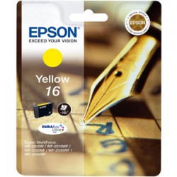 EPSON CARTUCCIA D\'INCHIOSTRO GIALLO C13T16244012 T1624 165 COPIE 3,1ML STANDARD ORIGINALE