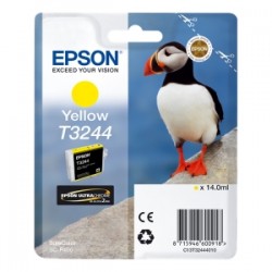 EPSON CARTUCCIA D\'INCHIOSTRO GIALLO C13T32444010 T3244 980 COPIE 14ML ORIGINALE