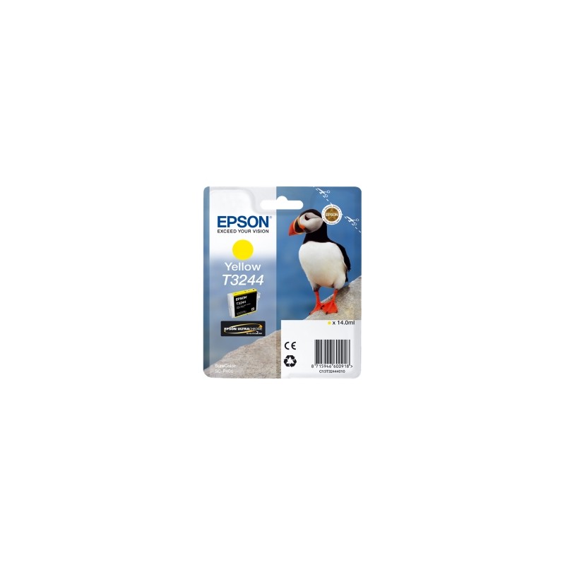 EPSON CARTUCCIA D\'INCHIOSTRO GIALLO C13T32444010 T3244 980 COPIE 14ML ORIGINALE EPSON CARTUCCIA D\'INCHIOSTRO GIALLO C13T32444010 T3244 980 COPIE 14ML ORIGINALE