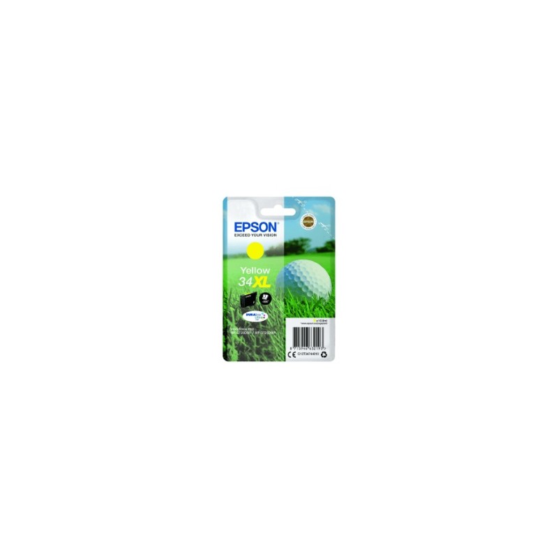 EPSON CARTUCCIA D\'INCHIOSTRO GIALLO C13T34744010 T3474 950 COPIE 10,8ML ORIGINALE EPSON CARTUCCIA D\'INCHIOSTRO GIALLO C13T34744010 T3474 950 COPIE 10,8ML ORIGINALE