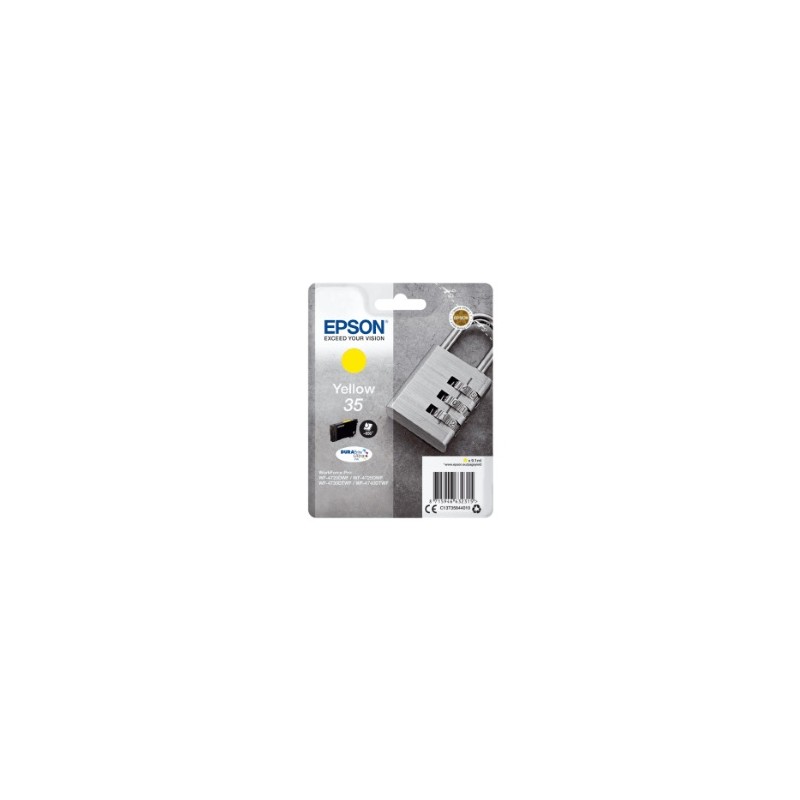 EPSON CARTUCCIA D\'INCHIOSTRO GIALLO C13T35844010 T3584 650 COPIE 9,1ML ORIGINALE EPSON CARTUCCIA D\'INCHIOSTRO GIALLO C13T35844010 T3584 650 COPIE 9,1ML ORIGINALE