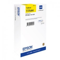 EPSON CARTUCCIA D\'INCHIOSTRO GIALLO C13T754440 T7544 XXL 7000 COPIE 69ML XXL ORIGINALE
