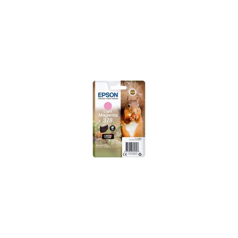EPSON CARTUCCIA D\'INCHIOSTRO MAGENTA (CHIARO) C13T37864010 378 360 COPIE 4,8ML ORIGINALE EPSON CARTUCCIA D\'INCHIOSTRO MAGENTA (CHIARO) C13T37864010 378 360 COPIE 4,8ML ORIGINALE