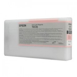EPSON CARTUCCIA D\'INCHIOSTRO MAGENTA (CHIARO) C13T653600 T6536 200ML ORIGINALE