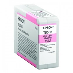 EPSON CARTUCCIA D\'INCHIOSTRO MAGENTA (CHIARO) C13T850600 T8506 80ML ORIGINALE