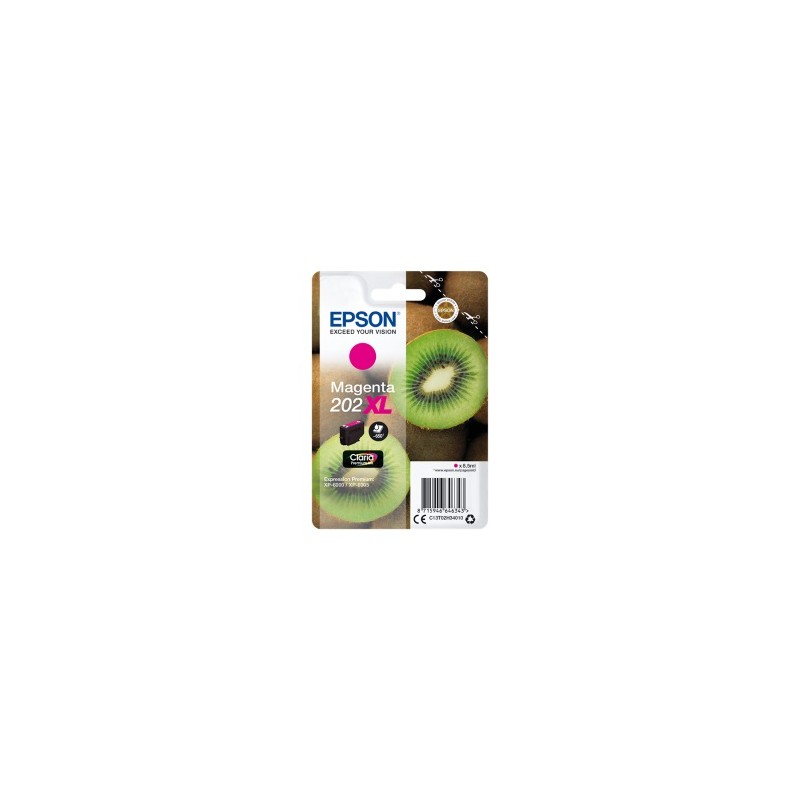 EPSON CARTUCCIA D\'INCHIOSTRO MAGENTA C13T02H34010 202XL 650 COPIE 8,5ML ORIGINALE EPSON CARTUCCIA D\'INCHIOSTRO MAGENTA C13T02H34010 202XL 650 COPIE 8,5ML ORIGINALE