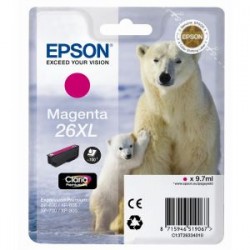 EPSON CARTUCCIA D\'INCHIOSTRO MAGENTA C13T26334012 T2633 700 COPIE 9,7ML CARTUCCIE DÂ´INCHI ORIGINALE