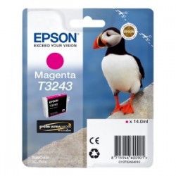 EPSON CARTUCCIA D\'INCHIOSTRO MAGENTA C13T32434010 T3243 980 COPIE 14ML ORIGINALE