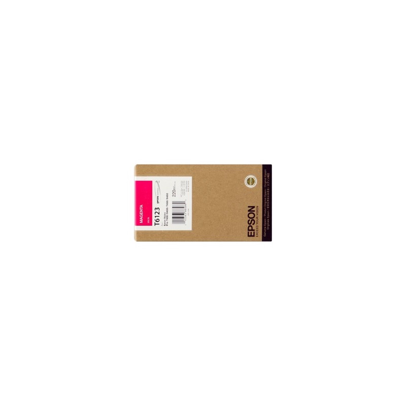 EPSON CARTUCCIA D\'INCHIOSTRO MAGENTA C13T612300 T6123 220ML ORIGINALE