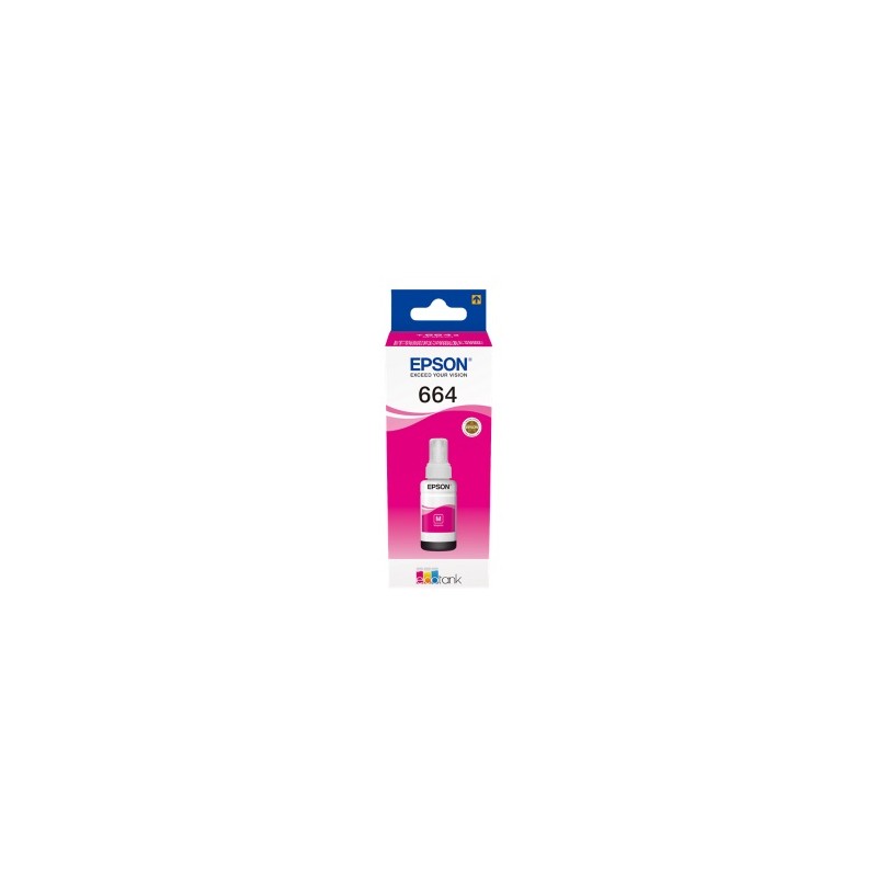 EPSON CARTUCCIA D\'INCHIOSTRO MAGENTA C13T664340 664 7500 COPIE 70ML ORIGINALE