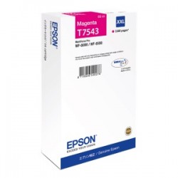 EPSON CARTUCCIA D\'INCHIOSTRO MAGENTA C13T754340 T7543 XXL 7000 COPIE 69ML XXL ORIGINALE