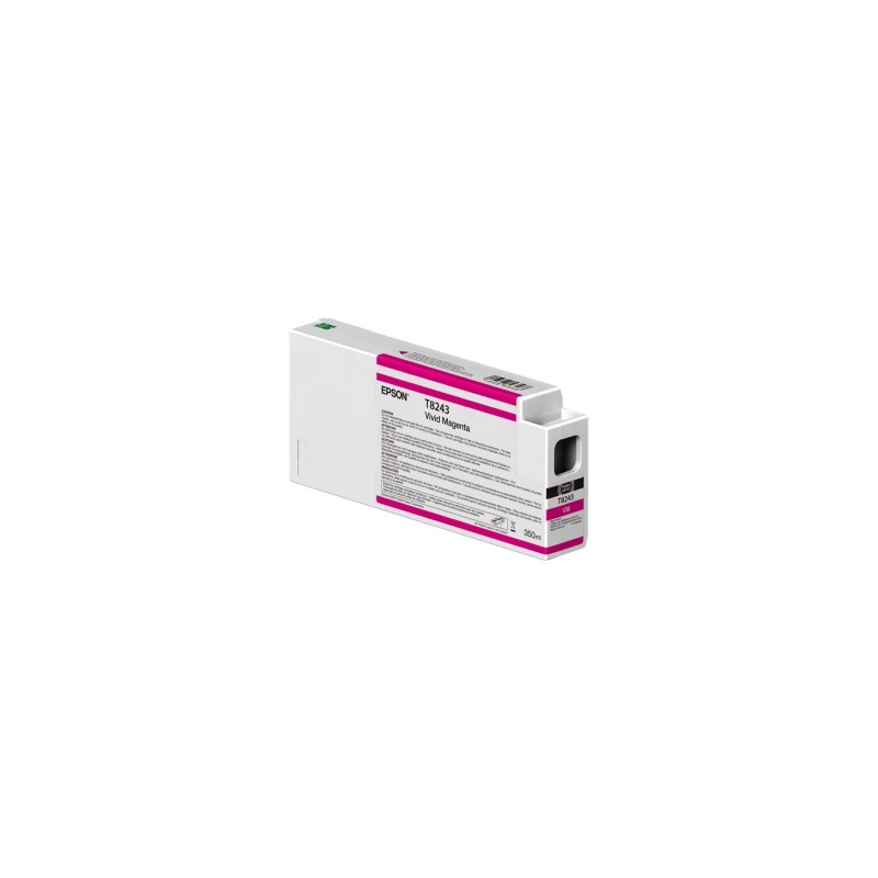 EPSON CARTUCCIA D\'INCHIOSTRO MAGENTA C13T824300 T8243 350ML ULTRACHROME HD, ULTRACHROME HD ORIGINALE EPSON CARTUCCIA D\'INCHIOSTRO MAGENTA C13T824300 T8243 350ML ULTRACHROME HD, ULTRACHROME HD ORIGINALE