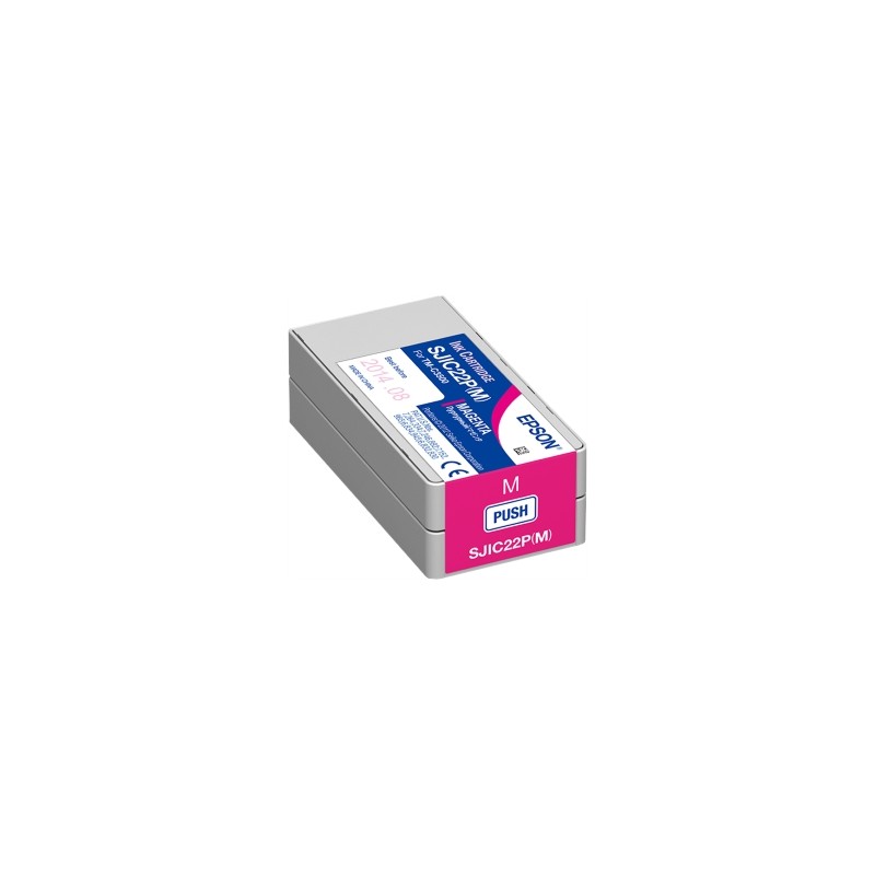 EPSON CARTUCCIA D\'INCHIOSTRO MAGENTA C33S020603 SJIC22P-M 32,5ML ORIGINALE EPSON CARTUCCIA D\'INCHIOSTRO MAGENTA C33S020603 SJIC22P-M 32,5ML ORIGINALE