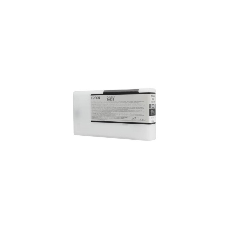 EPSON CARTUCCIA D\'INCHIOSTRO NERO (FOTO) C13T653100 T6531 200ML ORIGINALE EPSON CARTUCCIA D\'INCHIOSTRO NERO (FOTO) C13T653100 T6531 200ML ORIGINALE