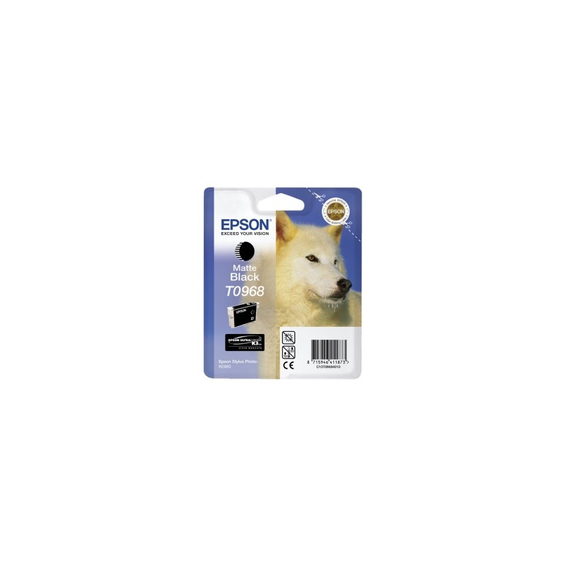EPSON CARTUCCIA D\'INCHIOSTRO NERO C13T09684010 T0968 11,4ML ORIGINALE EPSON CARTUCCIA D\'INCHIOSTRO NERO C13T09684010 T0968 11,4ML ORIGINALE