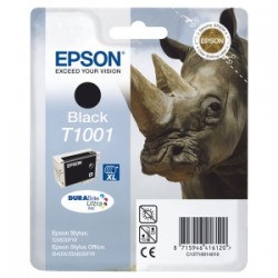 EPSON CARTUCCIA D\'INCHIOSTRO NERO C13T10014010 T1001 1035 COPIE 25,9ML ORIGINALE