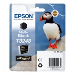 EPSON CARTUCCIA D\'INCHIOSTRO NERO C13T32484010 T3248 650 COPIE 14ML ORIGINALE