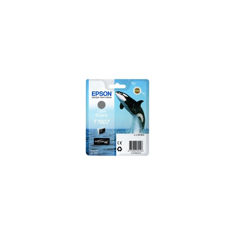 EPSON CARTUCCIA D\'INCHIOSTRO NERO C13T76074010 T7607 25,9ML ULTRACHROME HD ORIGINALE EPSON CARTUCCIA D\'INCHIOSTRO NERO C13T76074010 T7607 25,9ML ULTRACHROME HD ORIGINALE