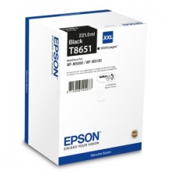 EPSON CARTUCCIA D\'INCHIOSTRO NERO C13T865140 T8651 10000 COPIE 221ML XXL ORIGINALE