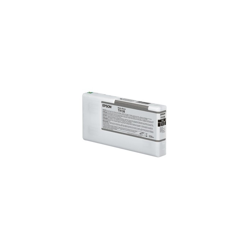 EPSON CARTUCCIA D\'INCHIOSTRO NERO C13T913800 T9138 200ML ULTRACHROME® HDR ORIGINALE EPSON CARTUCCIA D\'INCHIOSTRO NERO C13T913800 T9138 200ML ULTRACHROME® HDR ORIGINALE