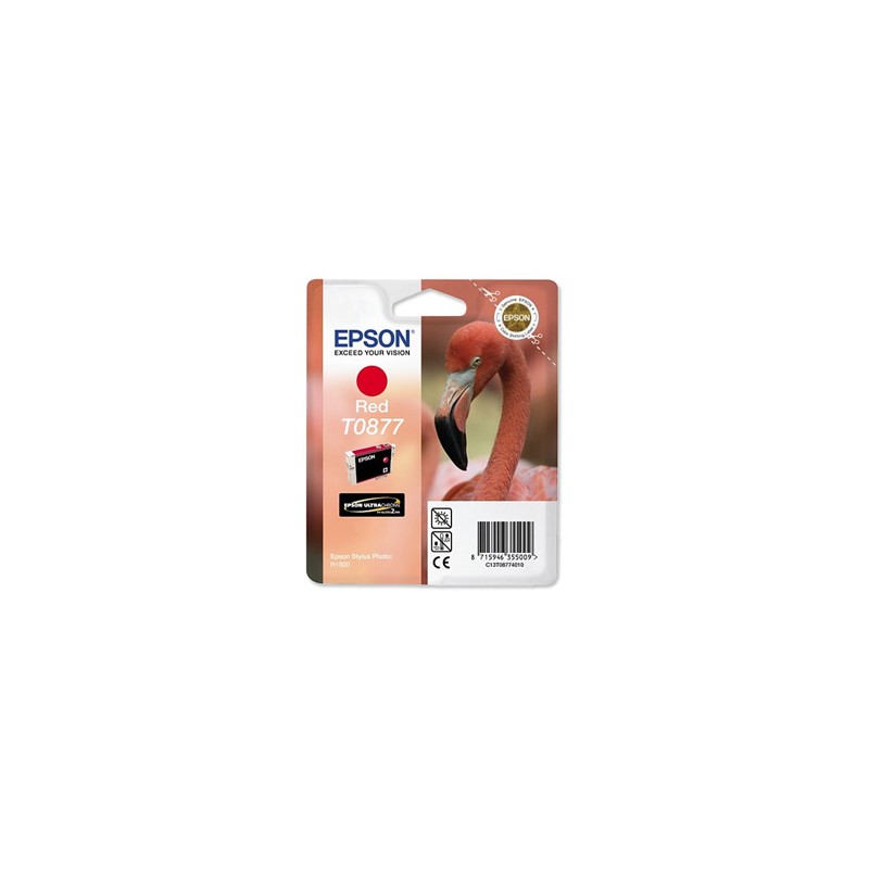 EPSON CARTUCCIA D\'INCHIOSTRO ROSSO C13T08774010 T0877 11,4ML ORIGINALE EPSON CARTUCCIA D\'INCHIOSTRO ROSSO C13T08774010 T0877 11,4ML ORIGINALE