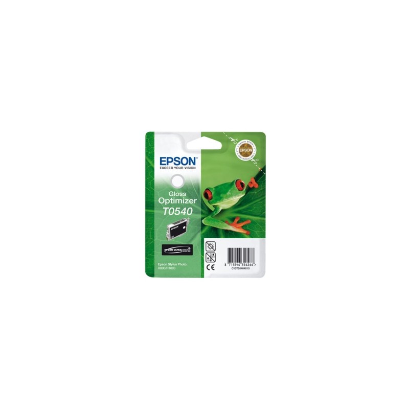 EPSON CARTUCCIA D\'INCHIOSTRO TRASPARENTE C13T05404010 T0540 13ML GLOSS OPTIMIZER ORIGINALE EPSON CARTUCCIA D\'INCHIOSTRO TRASPARENTE C13T05404010 T0540 13ML GLOSS OPTIMIZER ORIGINALE