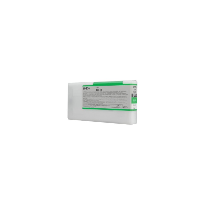 EPSON CARTUCCIA D\'INCHIOSTRO VERDE C13T653B00 T653B 200ML ORIGINALE EPSON CARTUCCIA D\'INCHIOSTRO VERDE C13T653B00 T653B 200ML ORIGINALE