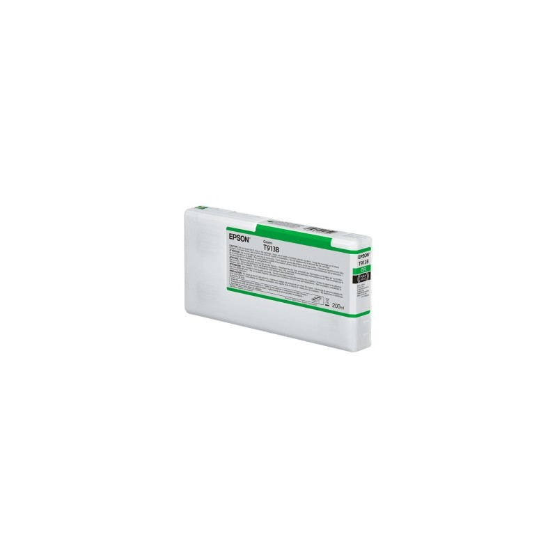 EPSON CARTUCCIA D\'INCHIOSTRO VERDE C13T913B00 T913B 200ML ORIGINALE EPSON CARTUCCIA D\'INCHIOSTRO VERDE C13T913B00 T913B 200ML ORIGINALE