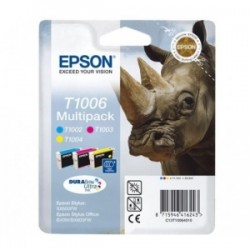 EPSON MULTIPACK CIANO / MAGENTA / GIALLO C13T10064010 T1006 3 CARTUCCE D\'INCHIOSTRO: T1002 ORIGINALE