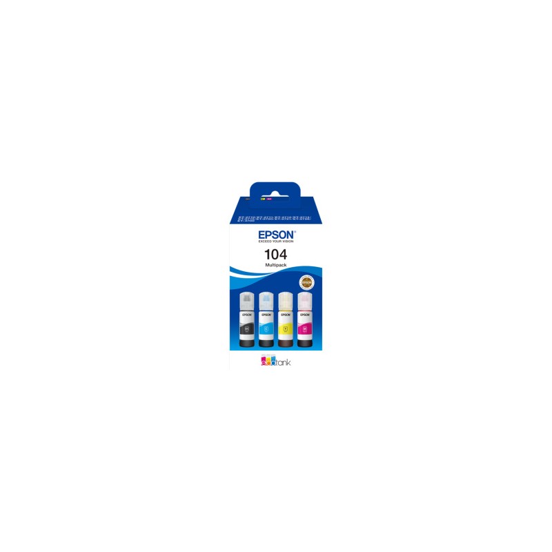 EPSON MULTIPACK NERO / CIANO / MAGENTA / GIALLO C13T00P640 104 ORIGINALE EPSON MULTIPACK NERO / CIANO / MAGENTA / GIALLO C13T00P640 104 ORIGINALE