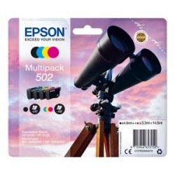 EPSON MULTIPACK NERO / CIANO / MAGENTA / GIALLO C13T02V64010 502 ORIGINALE
