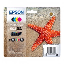 EPSON MULTIPACK NERO / CIANO / MAGENTA / GIALLO C13T03A64010 603XL ORIGINALE