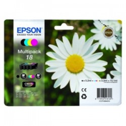 EPSON MULTIPACK NERO / CIANO / MAGENTA / GIALLO C13T18064012 T1806 4 CARTUCCE D\'INCHIOSTRO ORIGINALE