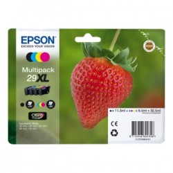 EPSON MULTIPACK NERO / CIANO / MAGENTA / GIALLO C13T29964012 T2996 4 CARTUCCE: T2991 + T29 ORIGINALE